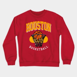 Vintage Houston Basketball Crewneck Sweatshirt